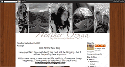 Desktop Screenshot of heatherozuna.blogspot.com
