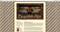 Desktop Screenshot of beginilahaku.blogspot.com