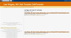 Desktop Screenshot of lasvegasjobtweets.blogspot.com