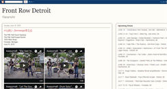 Desktop Screenshot of frontrowdetroit.blogspot.com