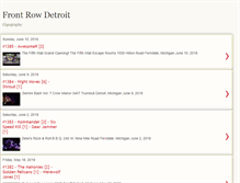 Tablet Screenshot of frontrowdetroit.blogspot.com