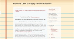 Desktop Screenshot of hagleypublicrelations.blogspot.com