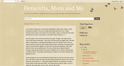 Desktop Screenshot of dementiamomandme.blogspot.com