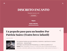 Tablet Screenshot of discretoencanto.blogspot.com