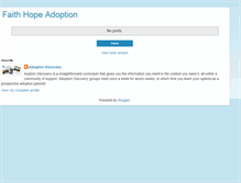 Tablet Screenshot of faithhopeadoption.blogspot.com