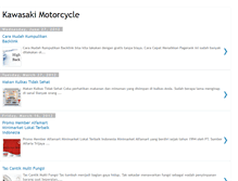 Tablet Screenshot of kawasakimotorcycletrends.blogspot.com