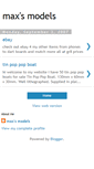 Mobile Screenshot of maxsmodels.blogspot.com