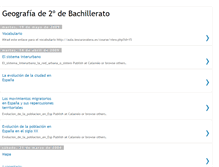 Tablet Screenshot of geo2bachillerato.blogspot.com