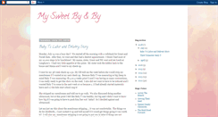 Desktop Screenshot of mysweetbyandby.blogspot.com
