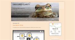 Desktop Screenshot of obscuredclarity.blogspot.com