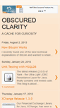 Mobile Screenshot of obscuredclarity.blogspot.com