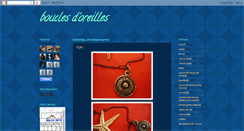 Desktop Screenshot of bouclesdoreilles.blogspot.com