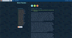 Desktop Screenshot of best-tweaks.blogspot.com