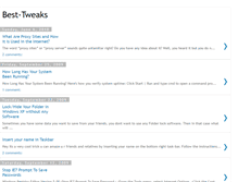 Tablet Screenshot of best-tweaks.blogspot.com