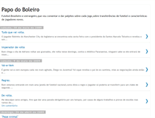 Tablet Screenshot of papodoboleiro.blogspot.com