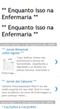 Mobile Screenshot of enquantoissonaenfermaria.blogspot.com