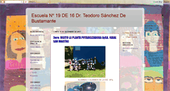 Desktop Screenshot of escuelasanchezdebustamante.blogspot.com