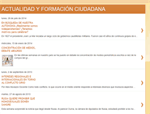 Tablet Screenshot of formacionciudadanayactualidad.blogspot.com