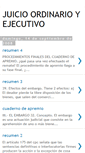 Mobile Screenshot of juicioordinarioyejecutivo.blogspot.com