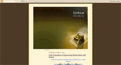 Desktop Screenshot of islamicencyclopedia.blogspot.com