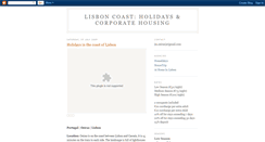 Desktop Screenshot of lisboncoast.blogspot.com