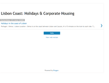Tablet Screenshot of lisboncoast.blogspot.com