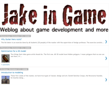 Tablet Screenshot of jakeingame.blogspot.com