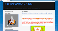 Desktop Screenshot of espectaculoaldia.blogspot.com