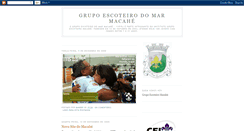 Desktop Screenshot of grupoescoteiromacahe.blogspot.com