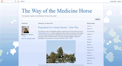 Desktop Screenshot of medicinehorseway.blogspot.com