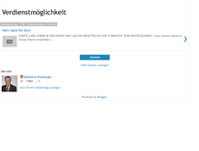Tablet Screenshot of mehrgeldfuerdich.blogspot.com