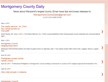 Tablet Screenshot of montgomerycountydaily.blogspot.com