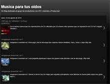 Tablet Screenshot of musicaparaeloido.blogspot.com