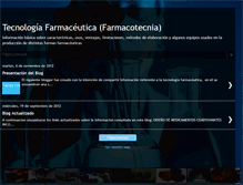 Tablet Screenshot of farmacotecniafruto.blogspot.com