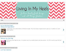 Tablet Screenshot of livinginmyheels.blogspot.com