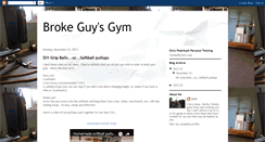 Desktop Screenshot of brokeguysgym.blogspot.com