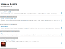 Tablet Screenshot of classicalcohors.blogspot.com