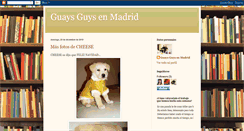 Desktop Screenshot of guaysguysenmadrid.blogspot.com