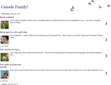 Tablet Screenshot of canodefamily.blogspot.com