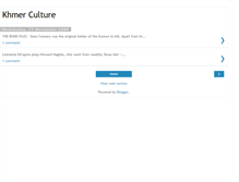 Tablet Screenshot of culturalkhmer.blogspot.com