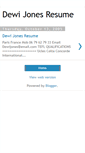 Mobile Screenshot of dewijones.blogspot.com