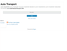 Tablet Screenshot of carefreeautotransport.blogspot.com