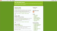 Desktop Screenshot of beautifulgamepodcast.blogspot.com