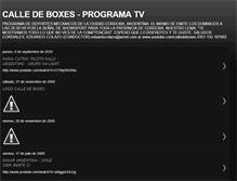 Tablet Screenshot of calledeboxestv.blogspot.com
