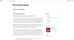 Desktop Screenshot of doctorpineapple.blogspot.com