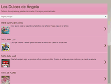 Tablet Screenshot of losdulcesdeangela.blogspot.com