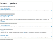 Tablet Screenshot of lambsamongwolves.blogspot.com