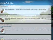 Tablet Screenshot of magicdelights.blogspot.com