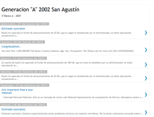 Tablet Screenshot of generaciona2002sa.blogspot.com