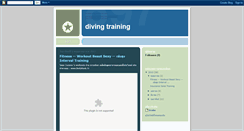 Desktop Screenshot of divingtraining.blogspot.com